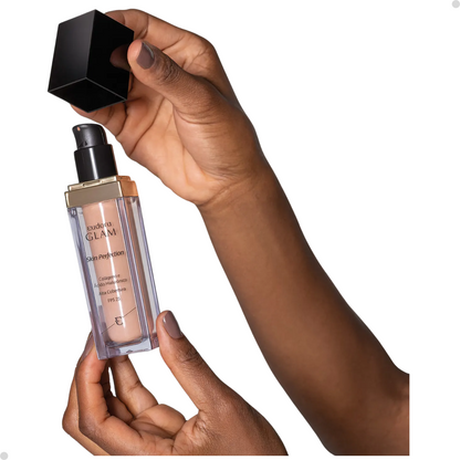 BASE LÍQUIDA GLAM SKIN PERFECTION COR 00 + ESPONJA NINNA