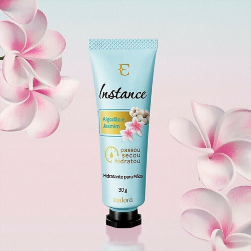 CREME HIDRATANTE PARA MÃOS INSTANCE ALGODÃO E JASMIM 30G