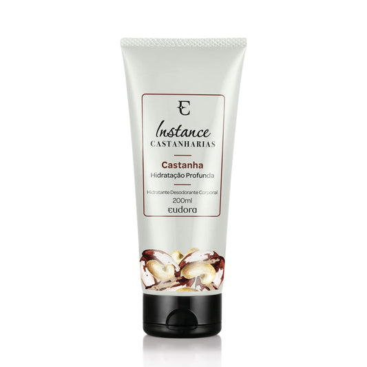 Eudora Instance Castanha Loção Hidratante Desodorante 200ml