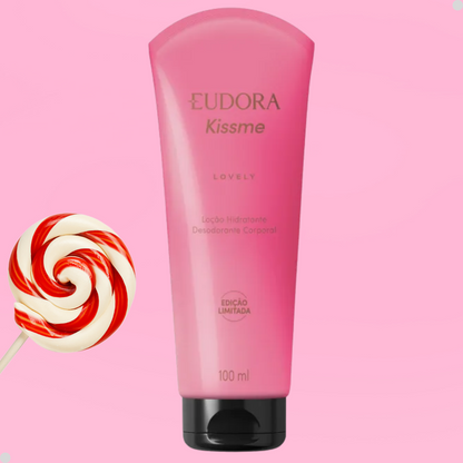 LOÇÃO HIDRATANTE DESODORANTE CORPORAL EUDORA KISS ME LOVELY 100ML