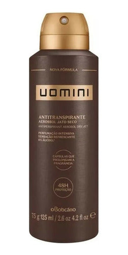 UOMINI DESODORANTE ANTITRANSPIRANTE O BOTICÁRIO 75G