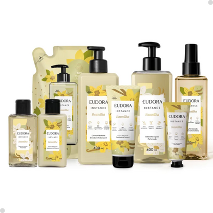 KIT 2 REFIL HIDRATANTE DES CORPORAL INSTANCE BAUNILHA 350ML