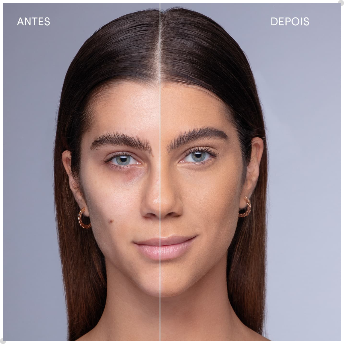 BASE LÍQUIDA GLAM SKIN PERFECTION COR 15 + ESPONJA NINNA