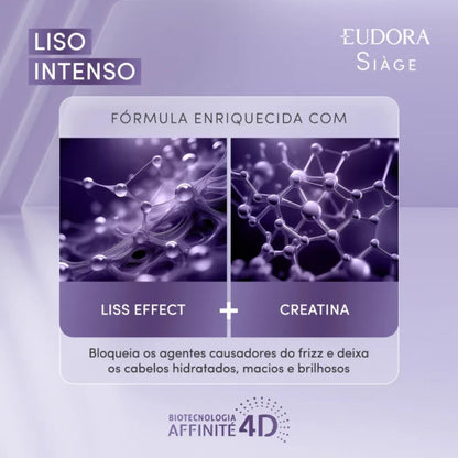 Kit Siàge Liso Intenso Shampoo + Condicionador + Máscara
