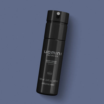 BOTICÁRIO BODY SPRAY DESODORANTE UOMINI INFINITE 100ML