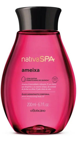 ÓLEO HIDRATANTE CORPORAL NATIVA SPA AMEIXA 200ML