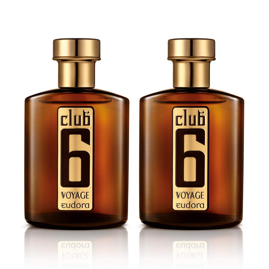 KIT 2 COLÔNIA DESODORANTE CLUB 6 VOYAGE 95ML