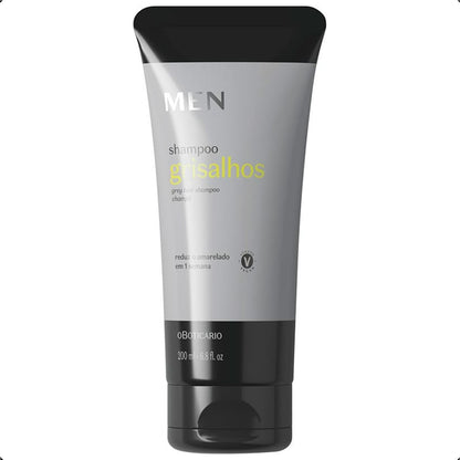BOTICÁRIO SHAMPOO PARA CABELOS GRISALHOS MEN 200ML