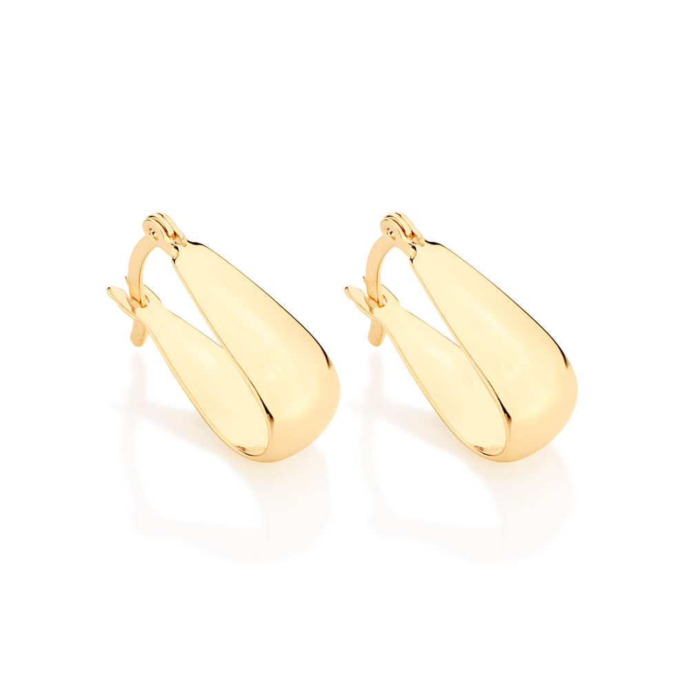 BRINCO ARGOLA BANHADO A OURO 18K - TAM.ÚNICO 5229060000