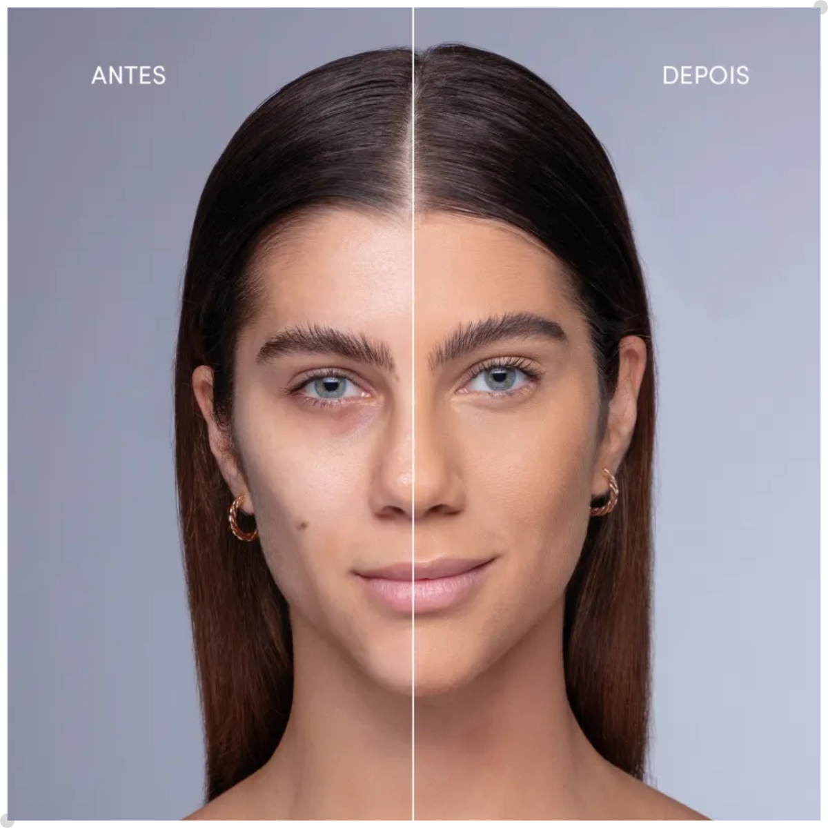 BASE LÍQUIDA GLAM SKIN PERFECTION COR 50 + ESPONJA NINNA