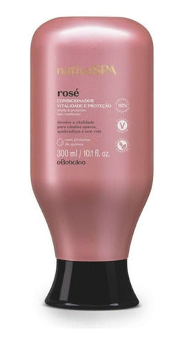 CONDICIONADOR VITALIDADE E PROTEÇÃO NATIVA SPA ROSÉ 300ML
