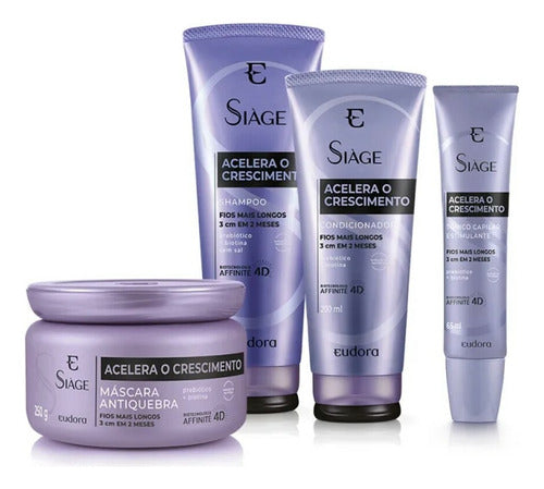 KIT COMPLETO SIÀGE ACELERA O CRESCIMENTO (4 ITENS)