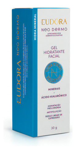 EUDORA GEL HIDRATANTE FACIAL NEO DERMO HIDRA MINERAL COLLECTION 30G