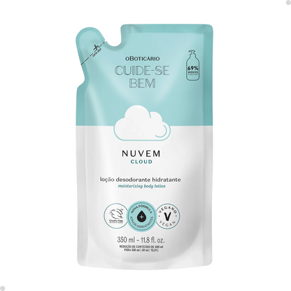 REFIL LOÇÃO DESODORANTE HIDRATANTE CUIDE-SE BEM NUVEM 350ML
