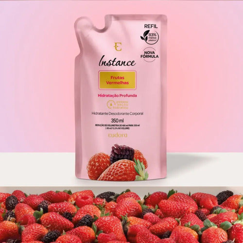 REFIL HIDRATANTE DESODORANTE CORPORAL INSTANCE FRUTAS VERMELHAS 350ML