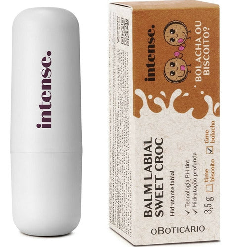 BOTICÁRIO BALM HIDRATANTE LABIAL CREME CROCANTE INTENSE BISCOITO OU BOLACHA 3,5G