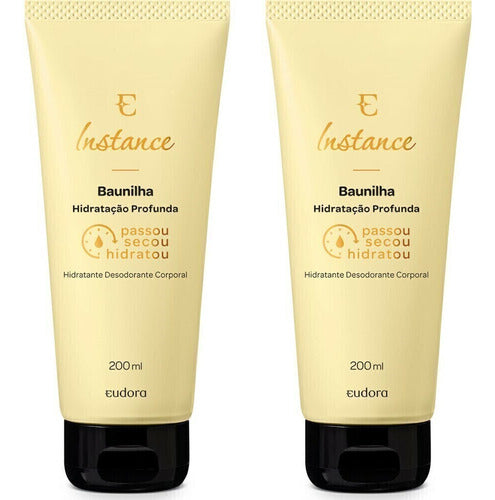 KIT 2 HIDRATANTE CORPORAL INSTANCE BAUNILHA 200ML