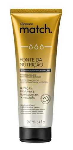 CONDICIONADOR MATCH FONTE DA NUTRIÇÃO, 250ML