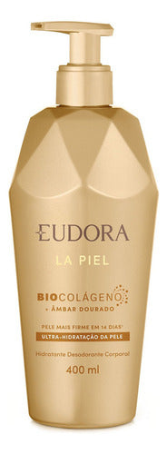 LA PIEL LOÇÃO DESODORANTE HIDRATANTE CORPORAL AMBAR DOURADO 400ml