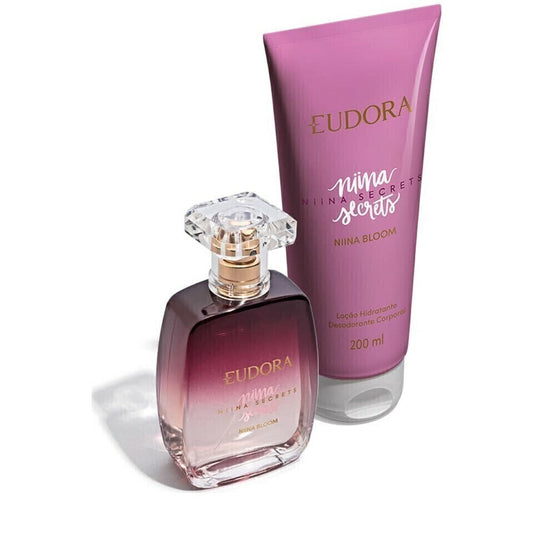 COMBO NIINA SECRETS BLOOM COLÔNIA 100ML LOÇÃO CORPORAL 200ML