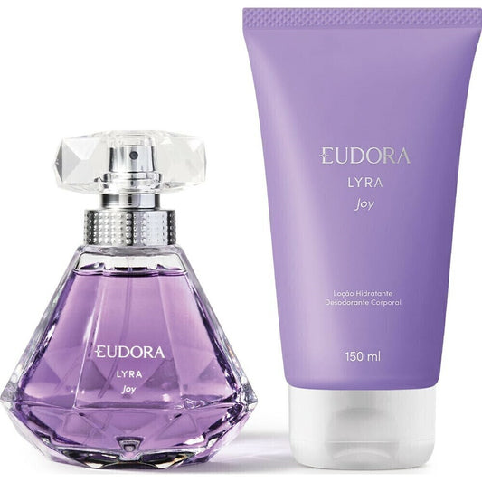 COMBO LYRA JOY DESODORANTE COLÔNIA 75ML LOÇÃO CORPORAL 150ML
