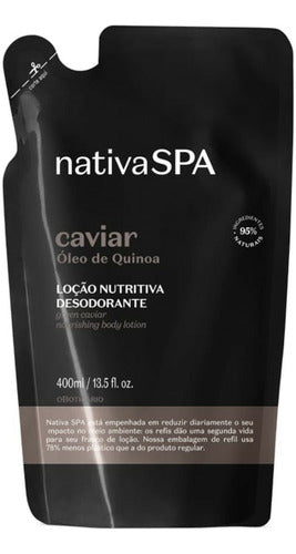 Refil Nativa Spa Corporal Caviar 400ml