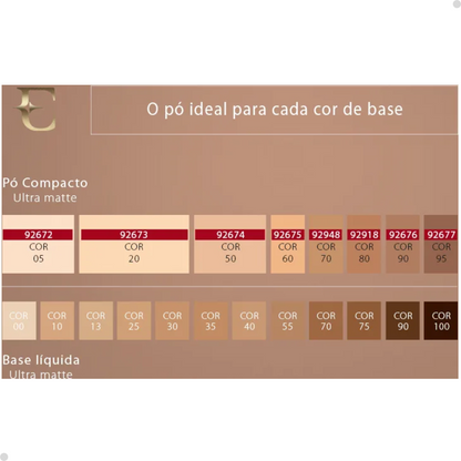 BASE LÍQUIDA SOUL ULTRA MATTE COR 25 25ML