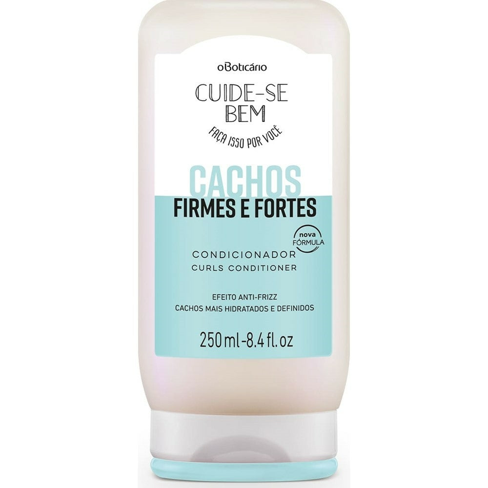 CONDICIONADOR CUIDE-SE BEM CACHOS FIRMES E FORTES 250ML