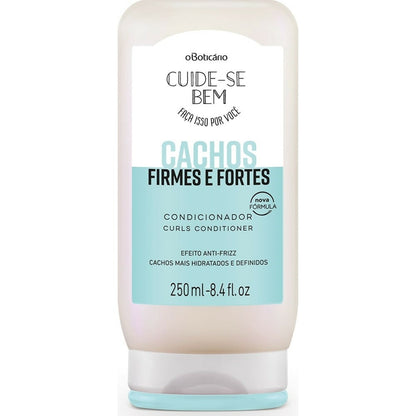 CONDICIONADOR CUIDE-SE BEM CACHOS FIRMES E FORTES 250ML
