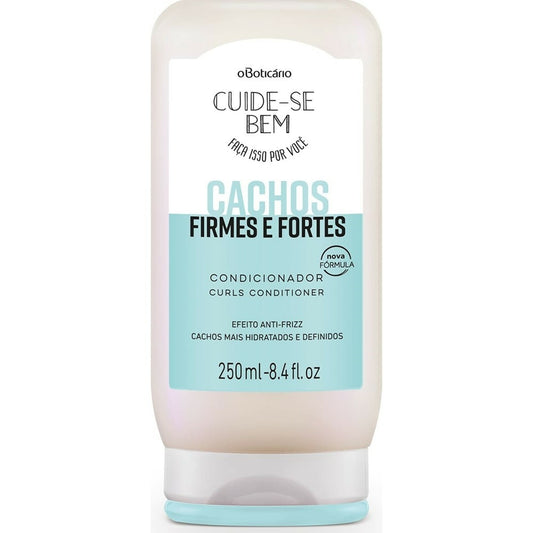 CONDICIONADOR CUIDE-SE BEM CACHOS FIRMES E FORTES 250ML