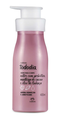 CREME DESODORANTE NUTRITIVO PARA O CORPO TODODIA AMORA VERMELHA E JABUTICABA