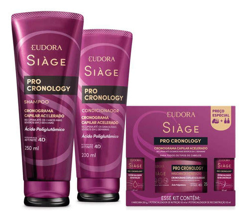 KIT PRO CRONOLOGY: SHAMPOO + CONDICIONADOR + KIT CRONOGRAMA CAPILAR