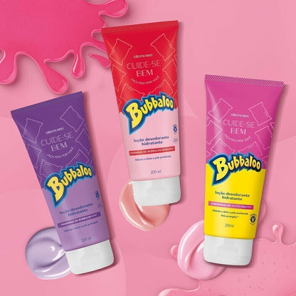 COMBO HIDRATANTE CORPORAL CUIDE-SE BEM BUBBALOO (3 ITENS)