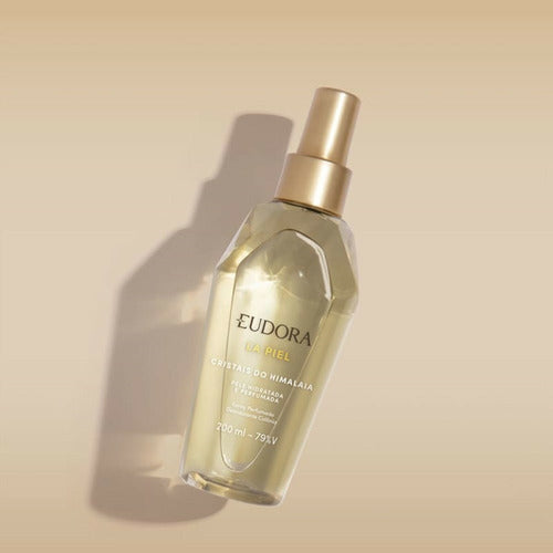 SPRAY PERFUMADO CORPORAL DESODORANTE COLÔNIA LA PIEL CRISTAIS DO HIMALAIA 200ML