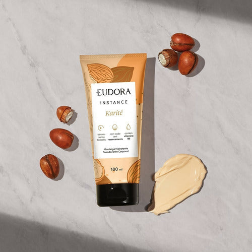 EUDORA MANTEIGA HIDRATANTE DESODORANTE CORPORAL INSTANCE KARITÉ 180ML