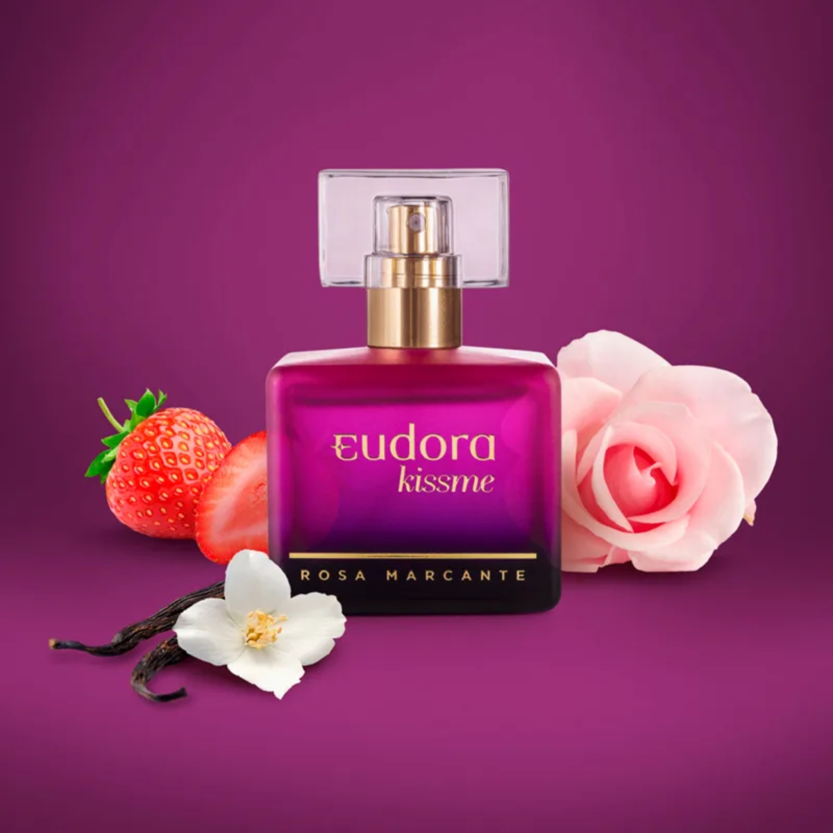 KISS ME ROSA MARCANTE COLÔNIA DESODORANTE 50ML