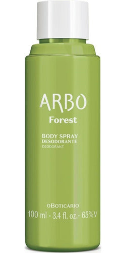 BOTICÁRIO REFIL BODY SPRAY DESODORANTE ARBO FOREST 100ML
