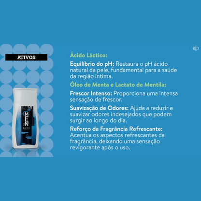 SABONETE LIQUIDO INTIMO MASCULINO FOR MEN RACCO