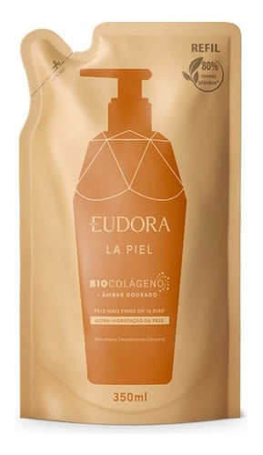 REFIL HIDRATANTE DESODORANTE CORPORAL LA PIEL ÂMBAR DOURADO 350ML
