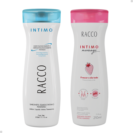 KIT SABONETE LÍQUIDO ÍNTIMO RACCO FEMININO 210ML
