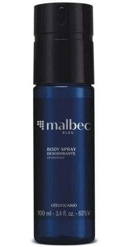 BOTICARIO BODY SPRAY DESODORANTE MALBEC BLEU 100ML