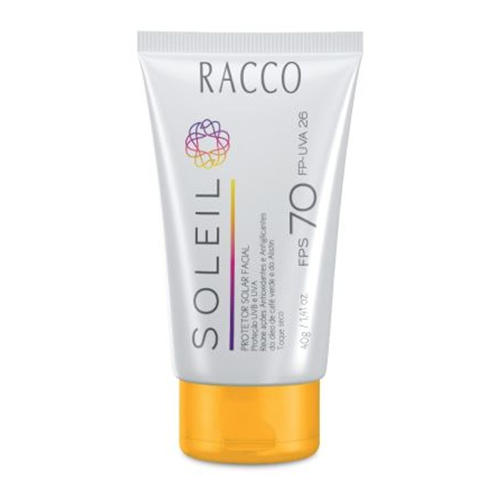 PROTETOR SOLAR FACIAL FPS 70 SOLEIL RACCO