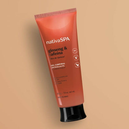 GEL CORPORAL ANTICELULITE NATIVA SPA GINSENG E CAFEÍNA 200G