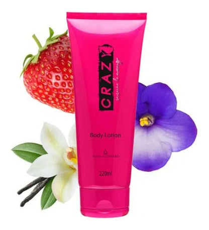 BODY LOTION CRAZY SENSAÇÃO MORANGO - 220 ML