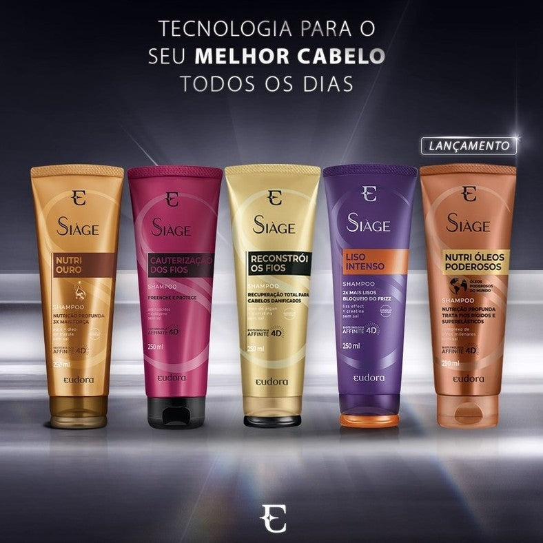 Kit Shampo e Condicionador Linha Siáge Eudora - Escolha
