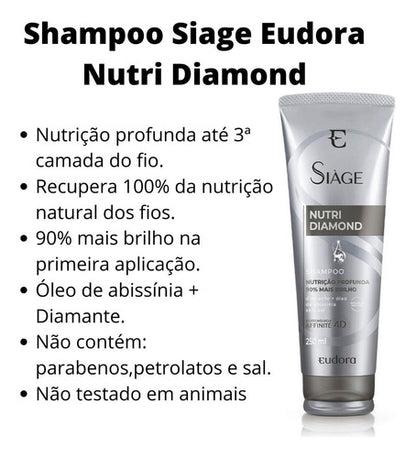 SHAMPOO SIÀGE NUTRI DIAMOND 250ML