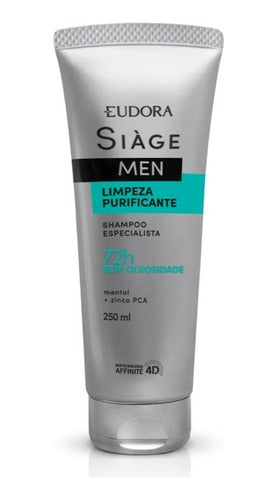 EUDORA SHAMPOO SIÀGE MEN LIMPEZA PURIFICANTE 250ML