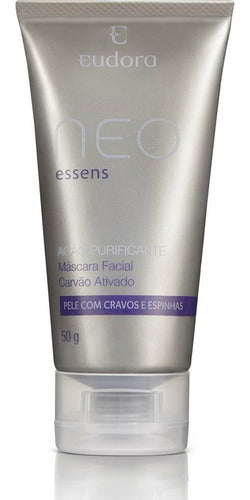 EUDORA MÁSCARA FACIAL DE CARVÃO ATIVADO NEO ESSENS 50G