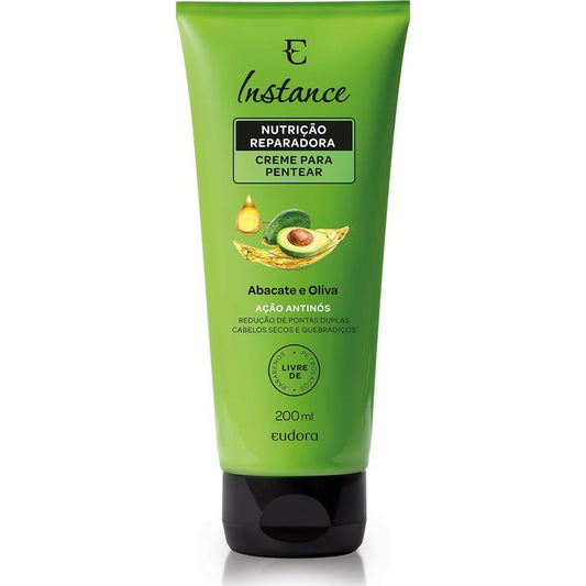CREME PARA PENTEAR NUTRIÇÃO REPARADORA INSTANCE ABACATE E OLIVA 200ML