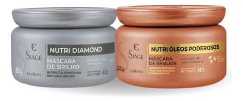 KIT SIÀGE MASCARAS NUTRI ÓLEOS PODEROSOS + NUTRI DIAMOND
